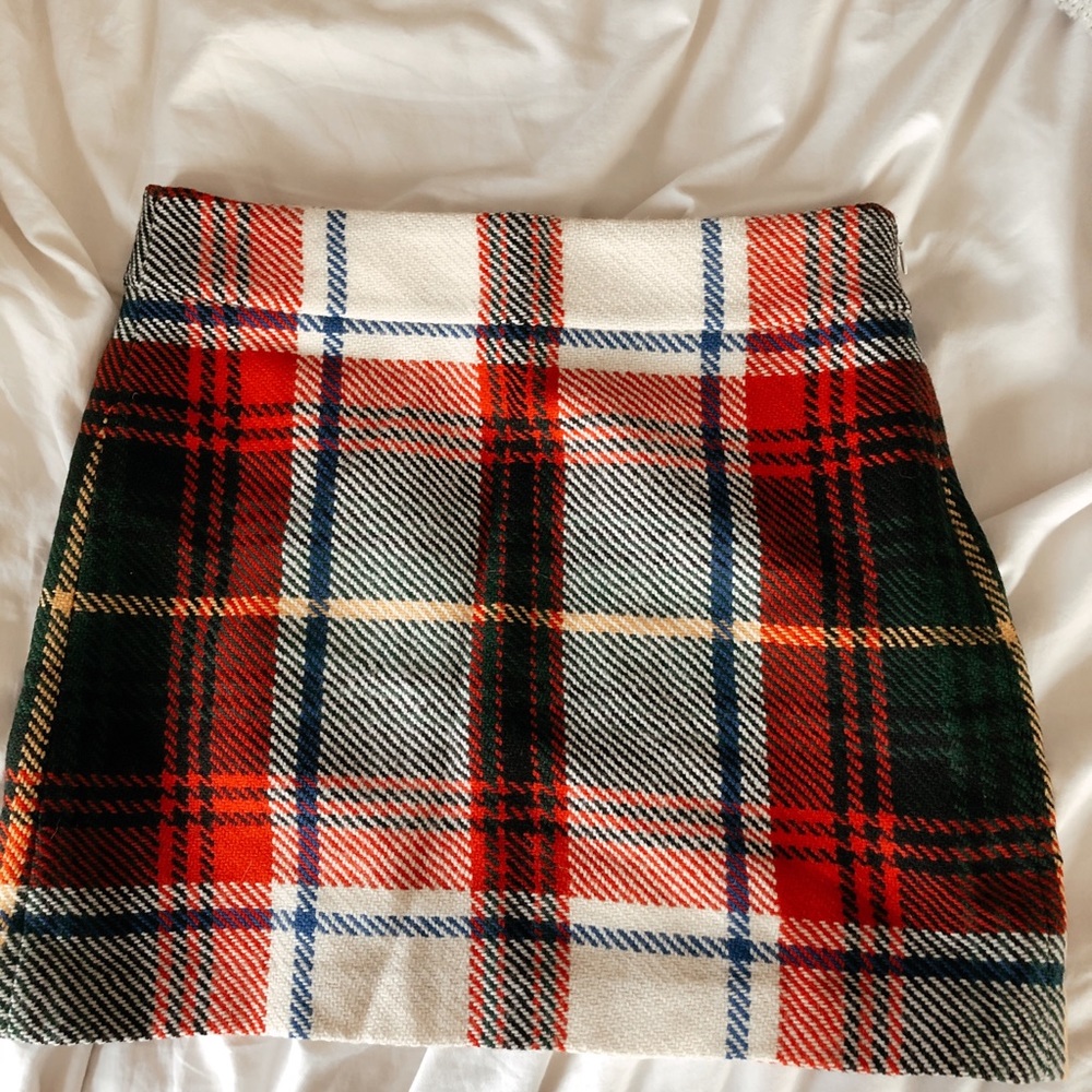 JCREW Wool Plaid Skirt